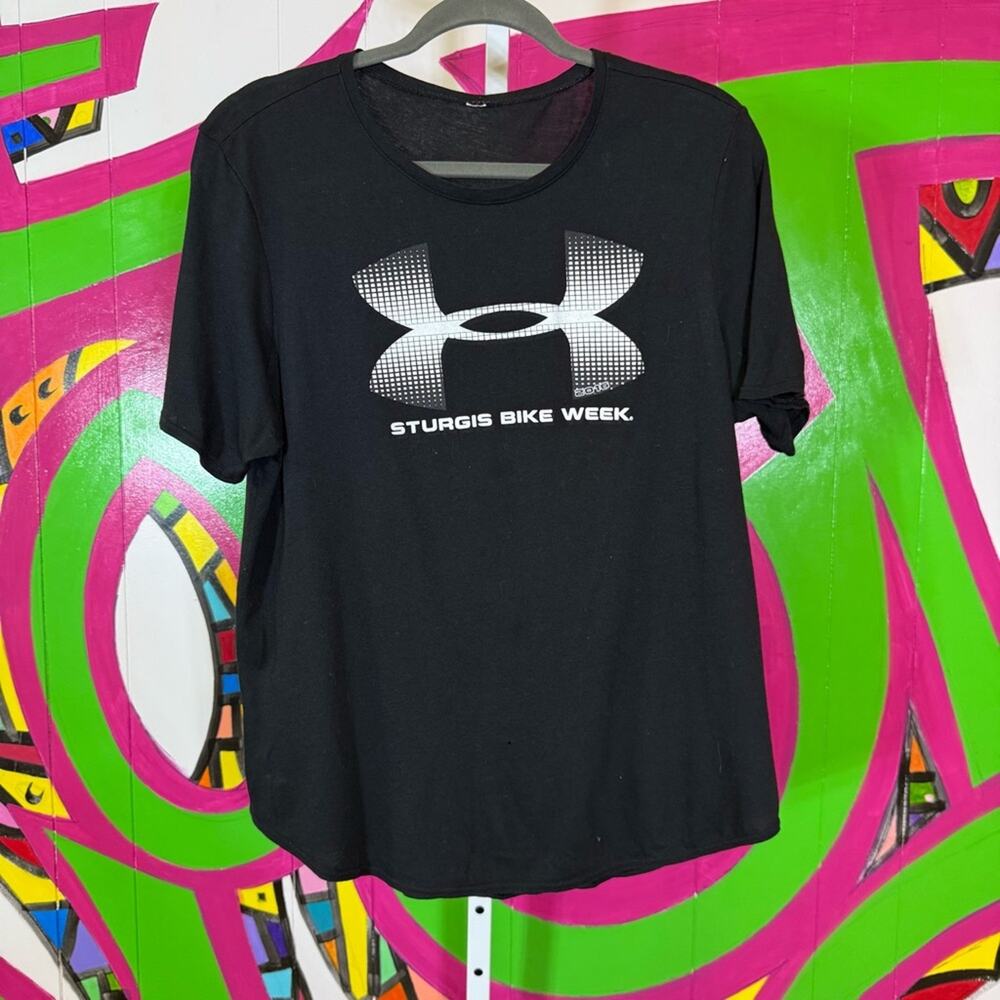 Under Armour Black Sturgis Bike Week T-Shirt. Similar to a size Medium